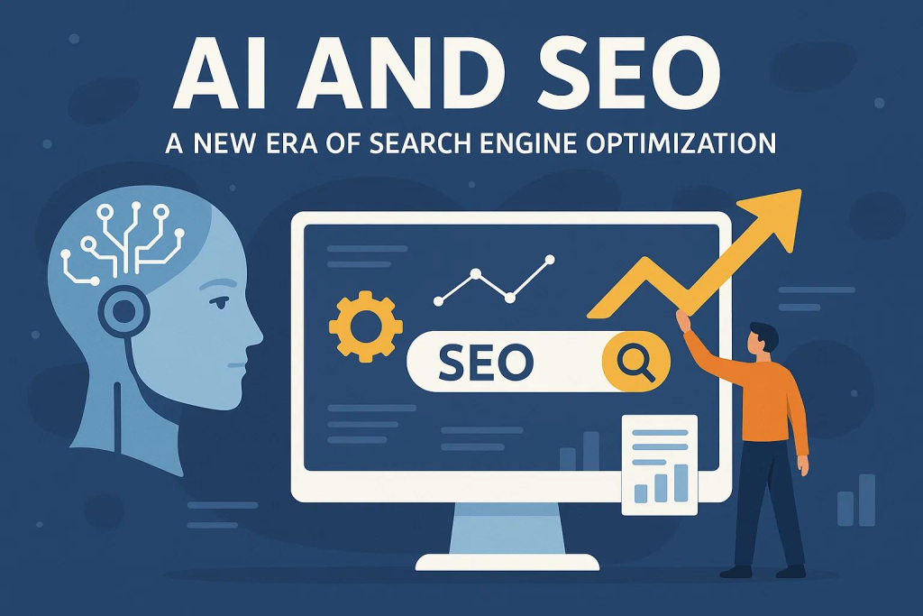 AI + SEO 概念图